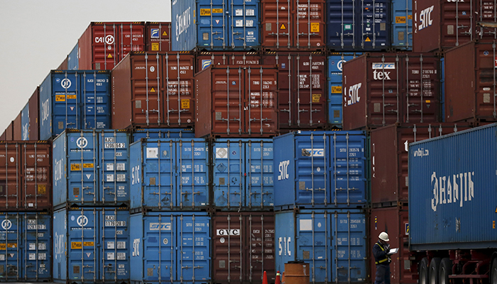 An undated image of shipping containers. — Reuters