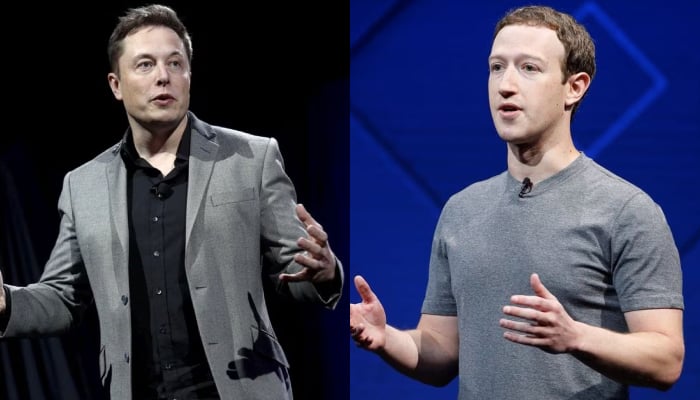 Tech billionaire and CEO of Twitter and SpaceX Elon Musk (left) and CEO Meta Mark Zuckerberg. — Reuters/File