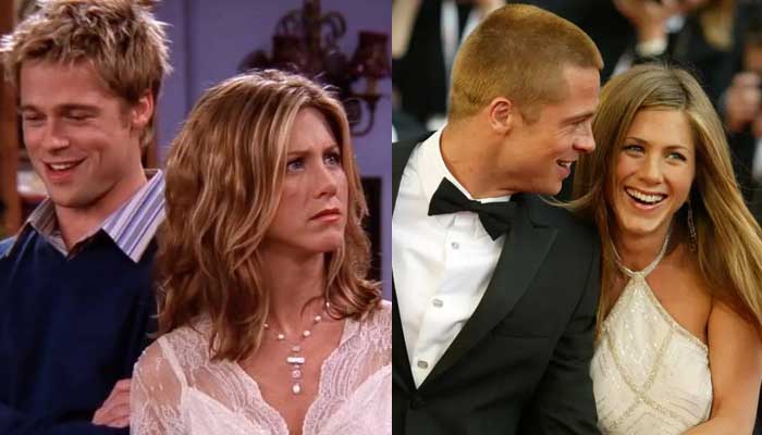 Jennifer Aniston and Brad Pitt were married at the time of Friends