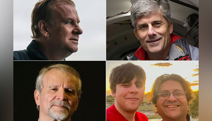 The picture shows five victims of the Titan submersible tragedy that was announced by the US Coast Guard Thursday to have imploded. — AFP