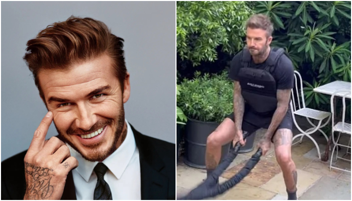 David Beckham takes part in the Olympic Day workout challenge and amazes fans with 30-minutes of grueling workoutdavid beckham