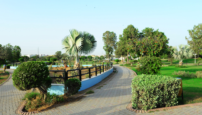 An undated image of Nisar Shaheed Park. — DHA Karachi