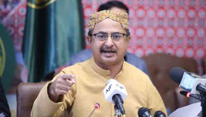 PTI leader Haleem Adil Sheikh. -The News/File