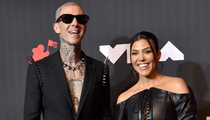 Kourtney Kardashian made her pregnancy announcement last week in Travis Barkers show