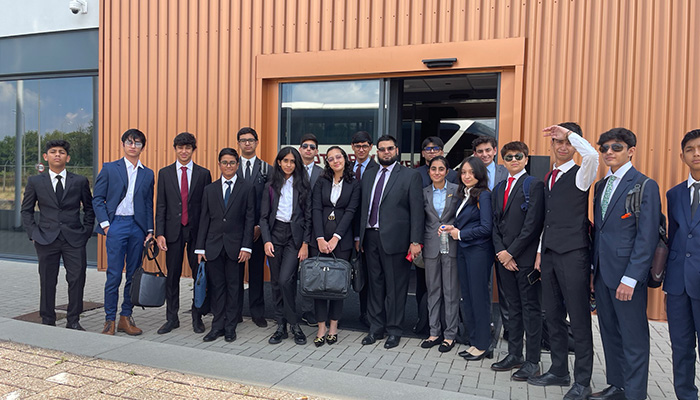 The C.A.S. School team for UWC Maastricht MaasMUN 2023. — Provided