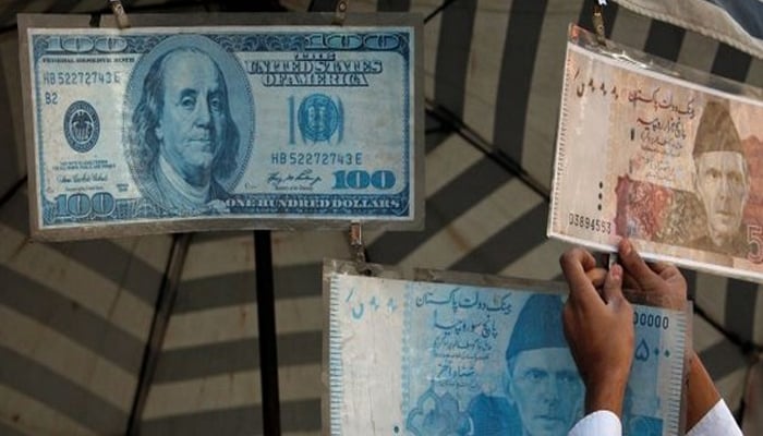 Currency notes decorated at an exchange outlet. — Reuters/File