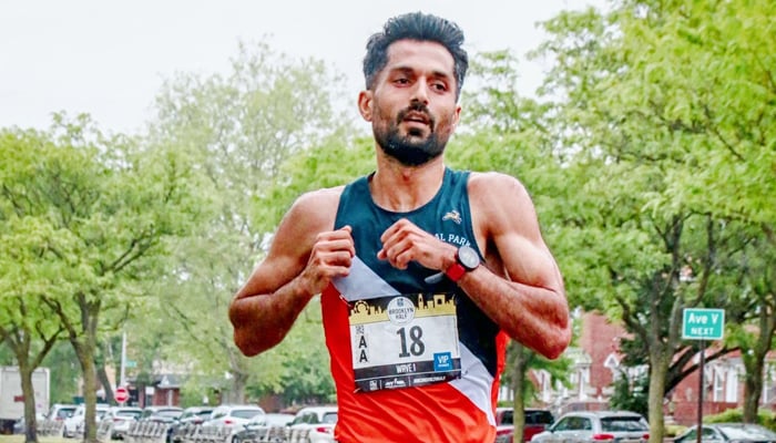 Athlete Umar Saeed. — Author