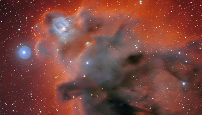 A thick dark nebula called LDN 1622 can be seen in this picture. — National Optical-Infrared Astronomy Research Laboratory (NOIRLab)
