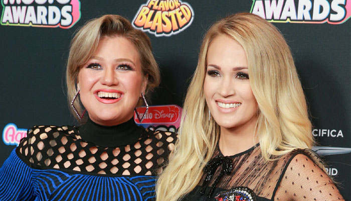 Kelly Clarkson reacts to feud rumors with Carrie Underwood