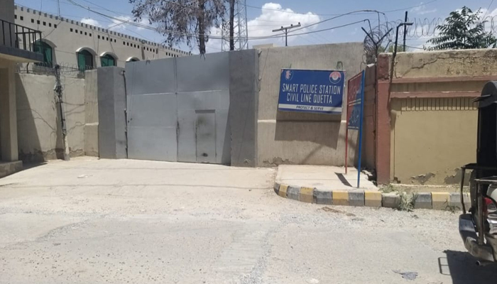 The picture shows Smart Police Station Civil Lines Quetta. — Provided by reporter