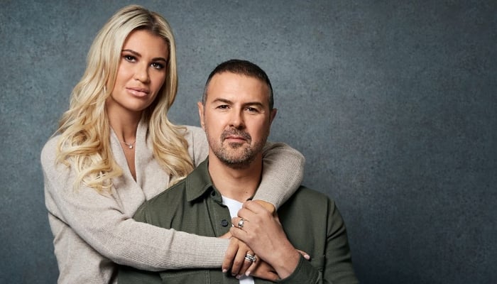 Paddy and Christine McGuinness put on united front for children at school sports day after split