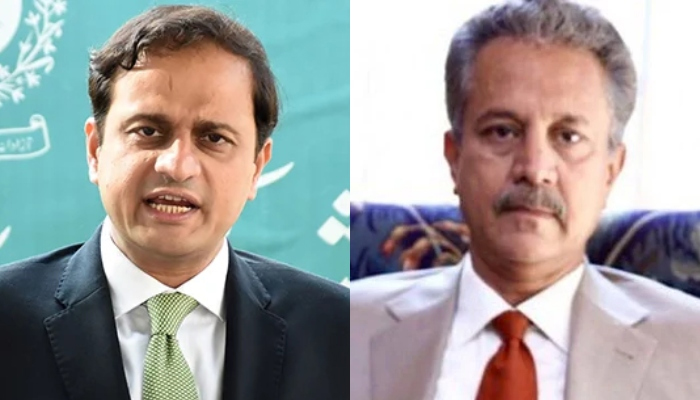 Murtaza Wahab (left) and Wasim Akhtar. — Online/Twitter/File