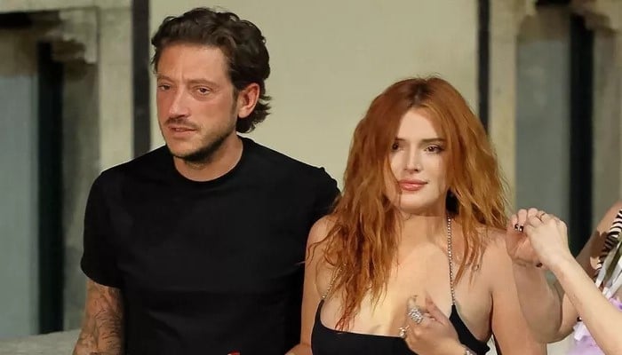 Bella Thorne and fiancé Mark Emms enjoy romantic date night in Italy
