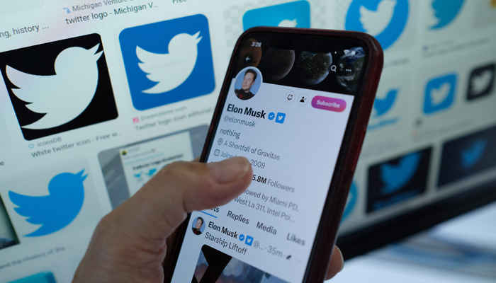 This illustration shows Elon Musks Twitter page on a smartphone. — AFP/File