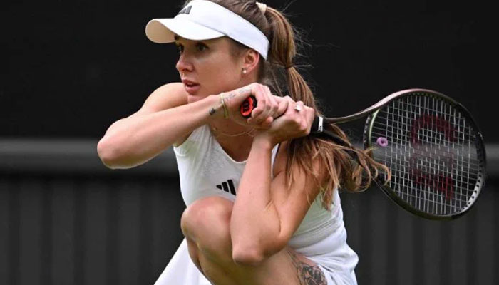 Venus Williams saw her record-breaking 24th appearance come to an end with a first-round defeat against Ukraines Elina Svitolina. Twitter/liezbrown