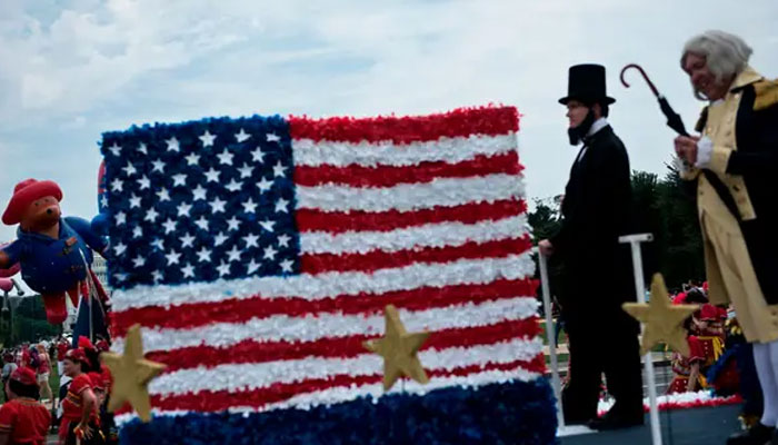 People wait to march in a parade to celebrate the US Independence Day on July 4, 2017, in Washington, DC. — AFP/File