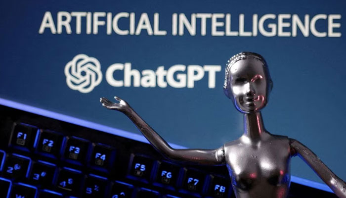 ChatGPT logo and AI Artificial Intelligence words are seen in this illustration taken, May 4, 2023. — Reuters