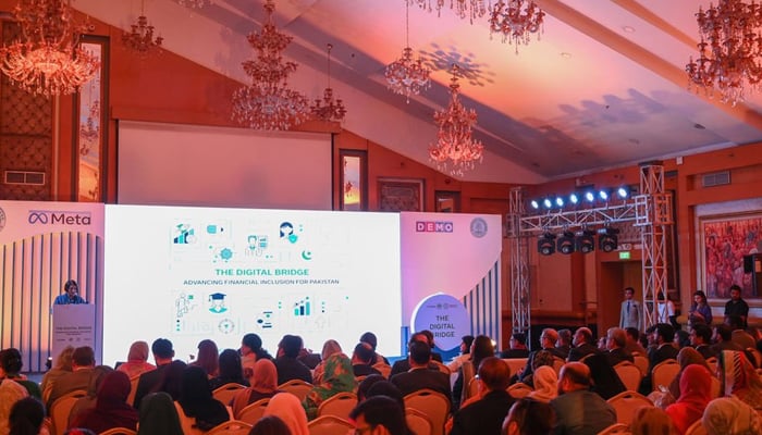 Launching ceremony “The Digital Bridge: Advancing Financial Inclusion for Pakistan” was held in Karachi this week.. — Twitter/demoideas