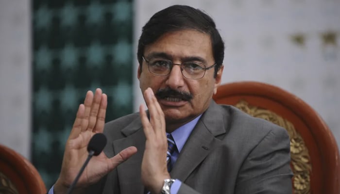 Former PCB chairman Zaka Ashraf. — AFP/File