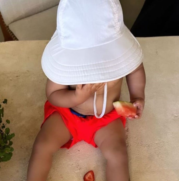 Khloe Kardashian reveals exclusive snapshot of baby boy Tatum embracing summer vibes