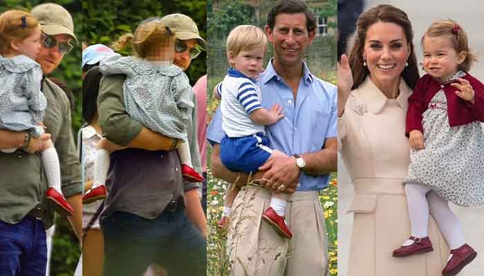 Princess Lilibet wears Charlottes dress, Harrys toddler shoes for outing with father?