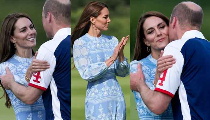 Prince William, Kate Middleton get romantic in public