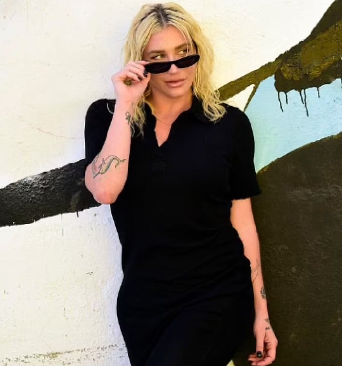 Kesha promotes new album while showcasing a sophisticated style