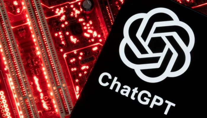 A smartphone with a displayed ChatGPT logo is placed on a computer motherboard in this illustration taken February 23, 2023. — Reuters