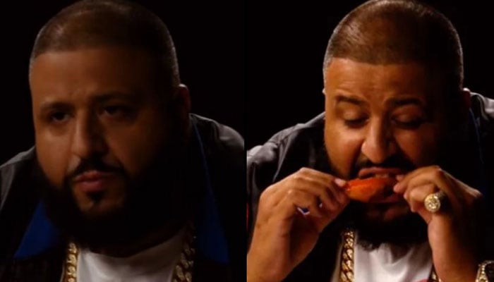DJ Khaled was one of the celebrities who couldnt take the heat of Hot Ones