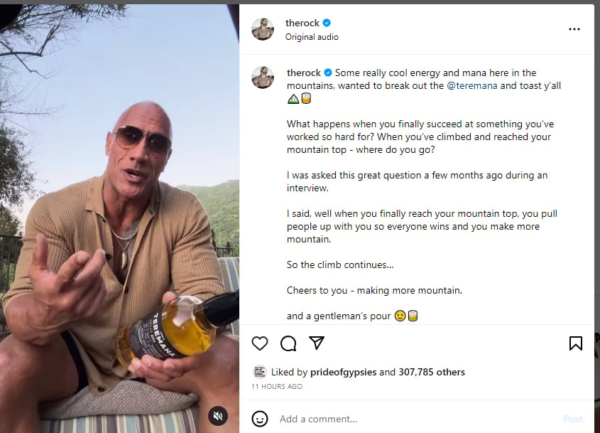 Dwayne The Rock Johnson shares wise words about hard work and success: Watch