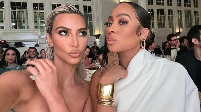 Kim Kardashian and La La Anthony showcase their glamorous bond at an