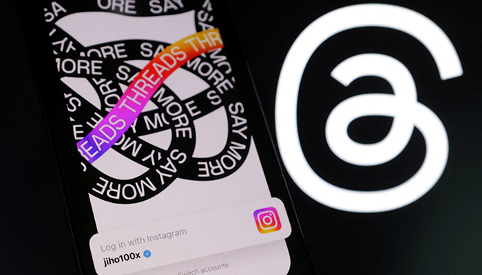 Meta Threads app logo is seen in this illustration taken July 6, 2023. — Reuters