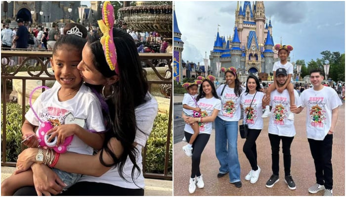 Vanessa Bryant shares sweet photos from Disneyland trip on youngest daughter Capris birthday