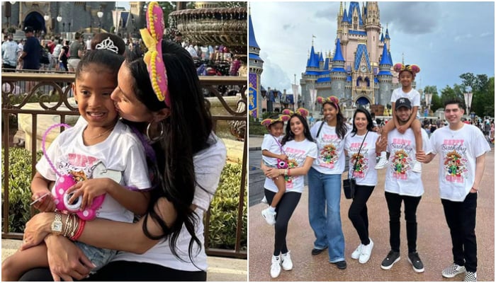 Vanessa Bryant enjoys family time with her daughters on Easter Sunday at  Disneyland