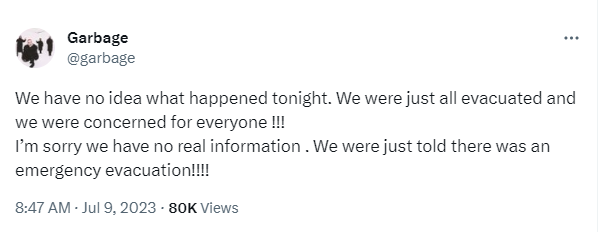 Noel Gallaghers concert halted due to bomb threat