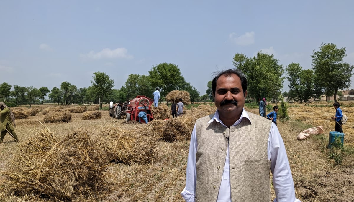 Aamer Hayat Bhandara, a farmer and co-founder of Agriculture Republic and Digital Dera. — Photo by author