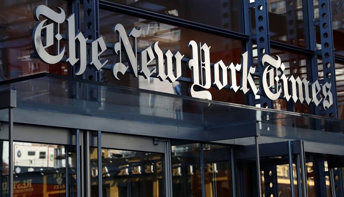 The New York Times building is seen in Manhattan, New York, U.S., August 3, 2020. — Reuters