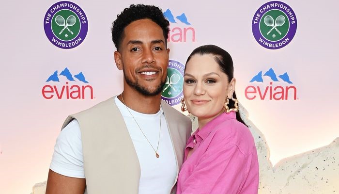 Celebrity couple Jessie J and Chanan Colman steal the show at Wimbledon