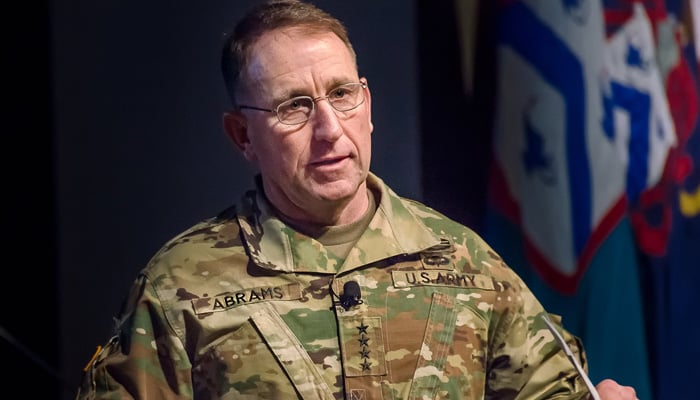 US four-star retired General Robert B Abrams while speaking at US Army Forces Command (FORSCOM). — Facebook/US Army Command and General Staff College