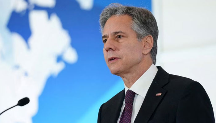 US Secretary of State Antony Blinken delivers remarks at the release of the 2023 Trafficking in Persons Report at the State Department in Washington, DC, US, June 15, 2023. — Reuters