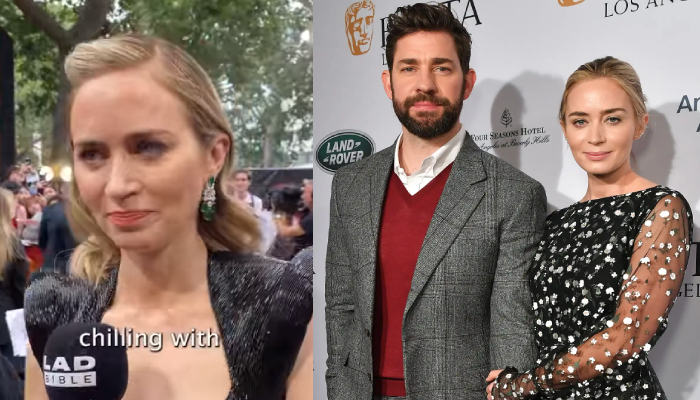 Emily Blunt addresses rumours of John Krasinski’s involvement in upcoming Oppenheimer