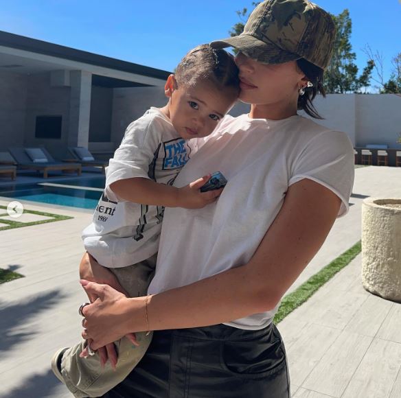 Kylie Jenner spending quality time with her son
