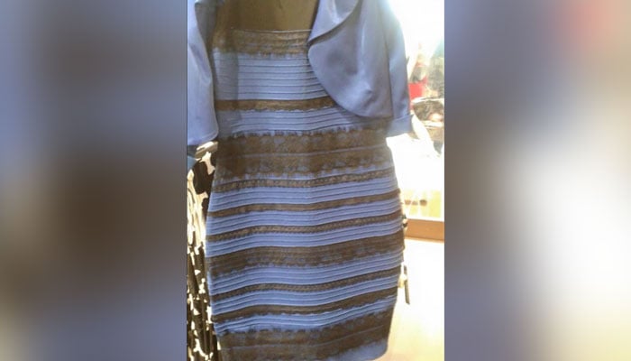 The dress which went viral in 2015. — Twitter/@EllenDeGeneres