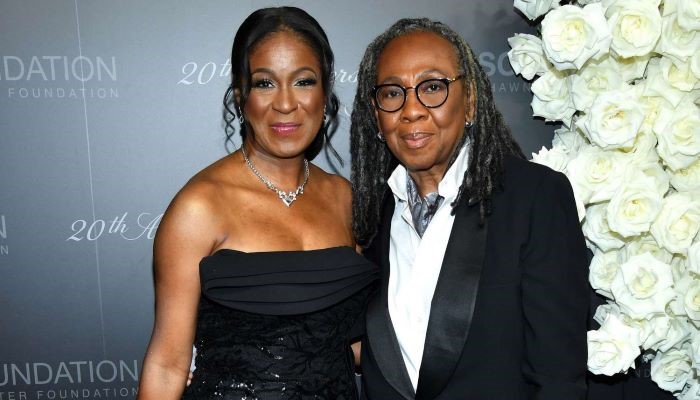 Gloria Carter and wife Roxanne Wiltshire shine at black tie gala