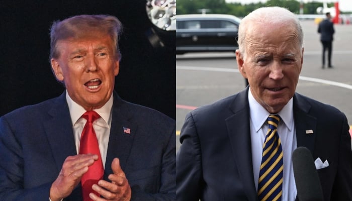 Former US president Donald Trump and incumbent President Joe Biden in their respective parties are leading all other candidates in terms of money raised for the US polls. — AFP/Files