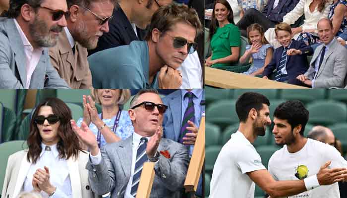 Brad Pitt, Daniel Craig join Kate Middleton at Wimbledon