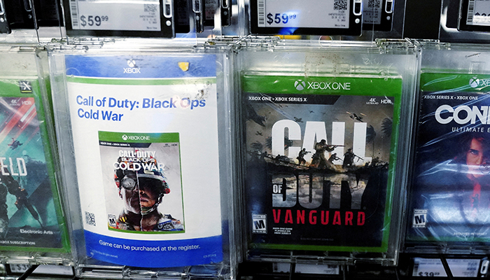 Activision games Call of Duty are pictured in a store in the Manhattan borough of New York City, New York, U.S., January 18, 2022. — Reuters