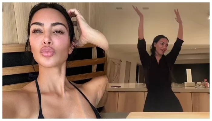 Kim Kardashian let herself go in no-makeup look