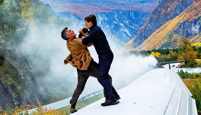 Tom Cruise fights Esai Morales in Mission: Impossible—Dead Reckoning Part One
