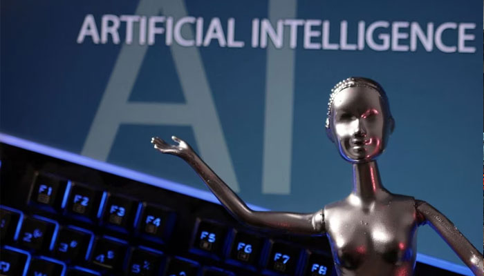 AI Artificial Intelligence words are seen in this illustration taken on May 4, 2023. — Reuters